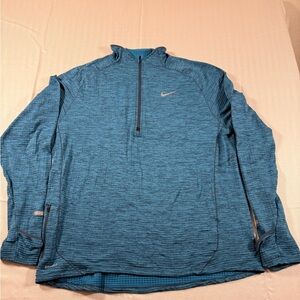 Nike Men's Heathered Blue Performance Jacket